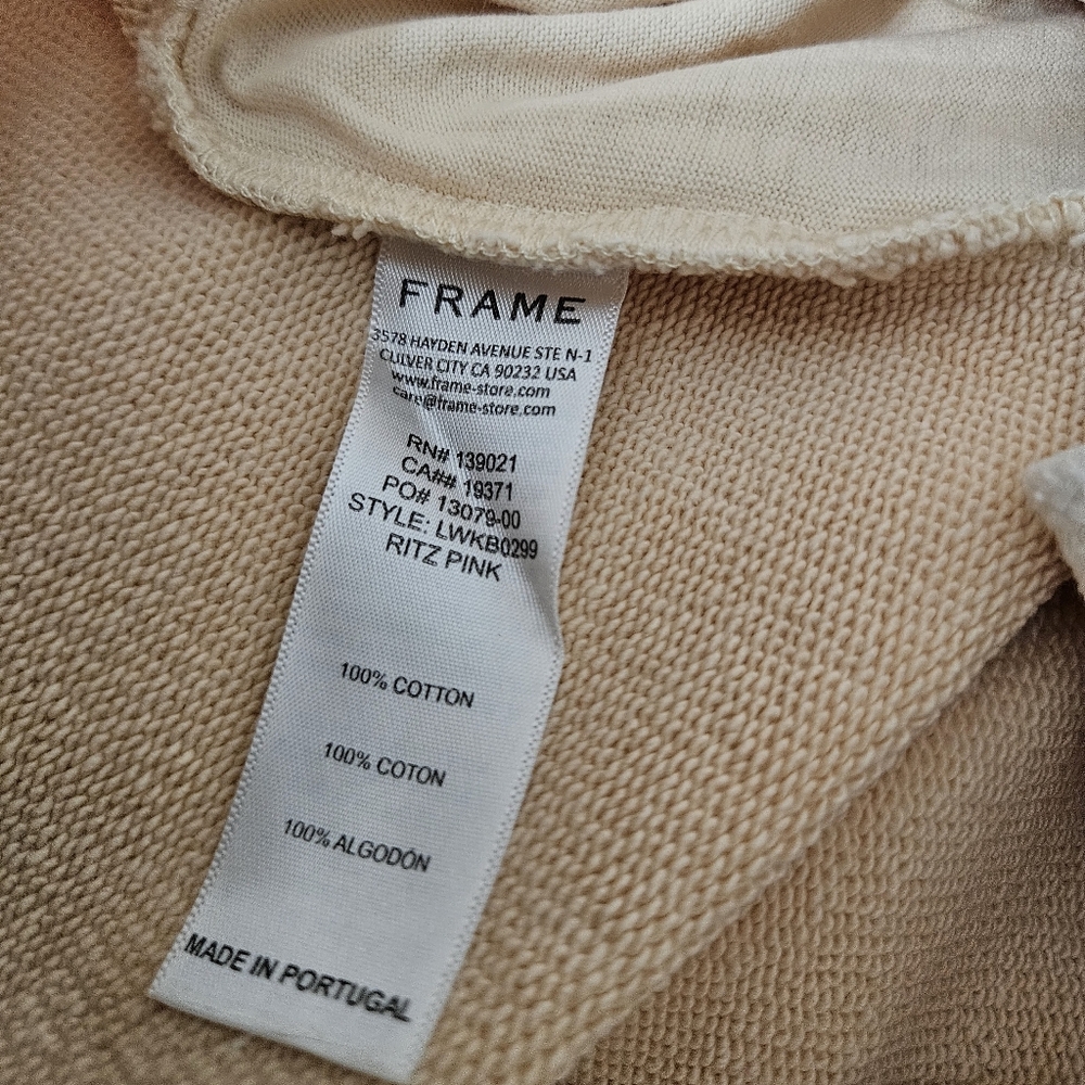 Frame X Ritz Women's Sweatpants in Ritz Pink XS - Picture 10 of 10